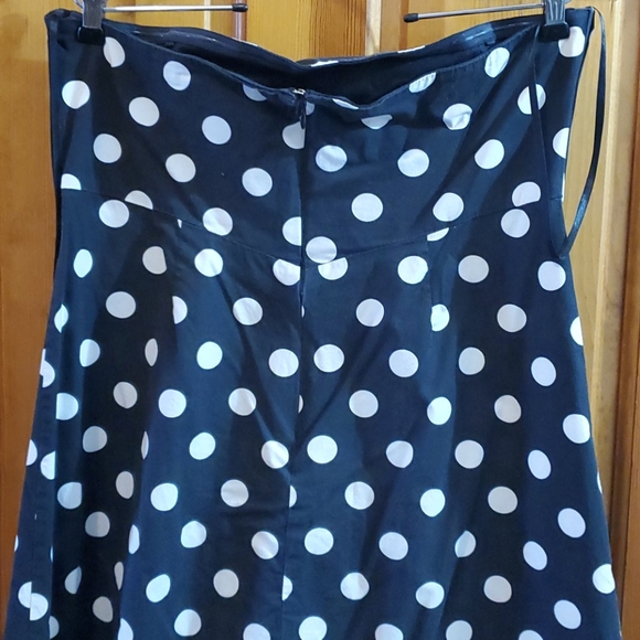 Strapless Ballon Hem Dress - Picture 5 of 6